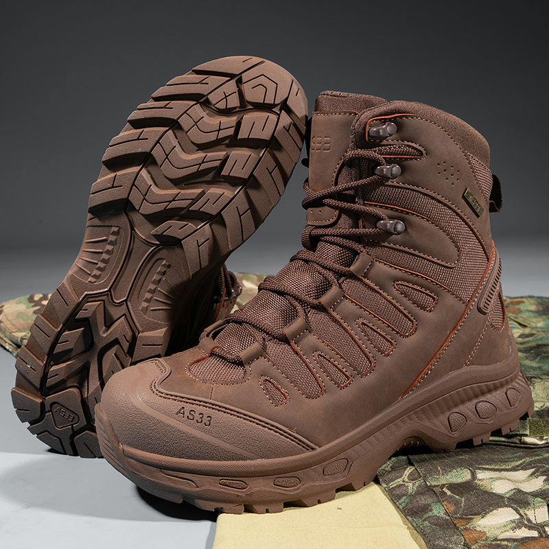 Hunting Outdoor Brands - 新しい戦術的なブーツ軍事ブランド男性狩猟ハイキングシューズレディース高品質作業砂漠オートバイユニセックス軍登山靴