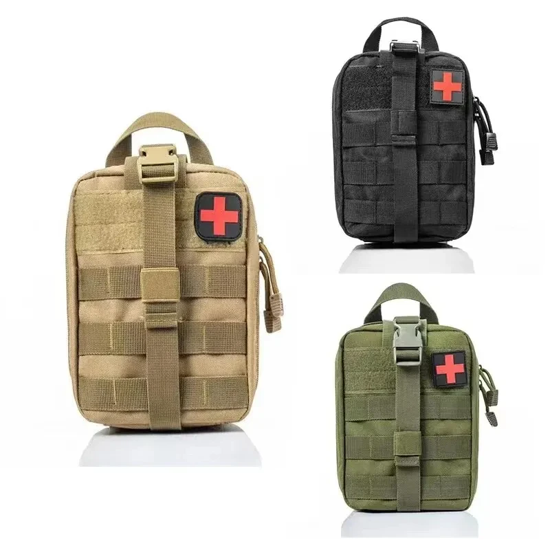 Outdoor Hunting Bag - 戦術的な応急処置キット医療バッグ緊急屋外狩猟車キャンプモールサバイバルツール EDC ポーチオーガナイザー