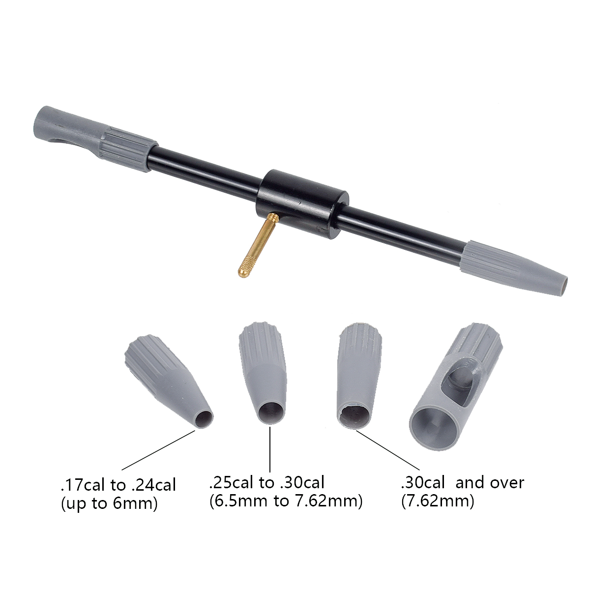 Outdoor Hunting Guide - ユニバーサルショットガンクリーニングキット,8個,17口径,22口径,30口径