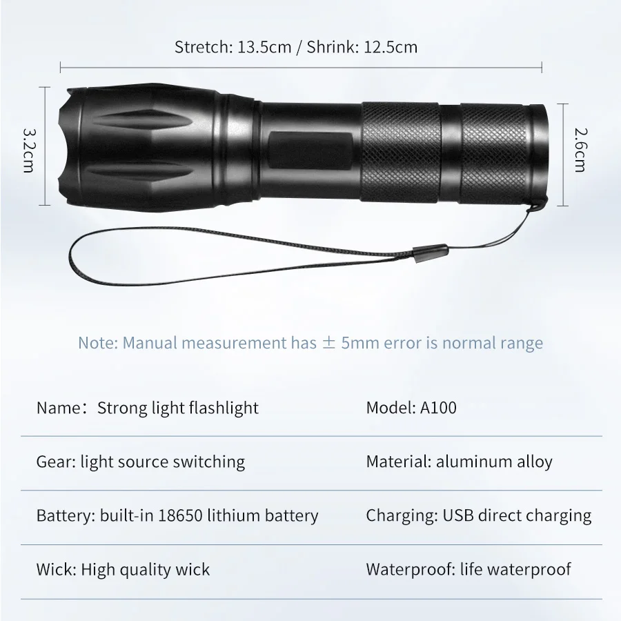 多機能充電式懐中電灯緑赤青白マルチカラー LED トーチ釣り - Outdoor Hunting Photography のレビューと価格