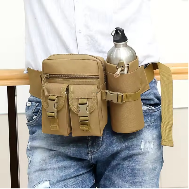 アウトドアウエストバッグ メンズ タクティカル ウォーターボ - Outdoor Hunting Bag のレビューと価格