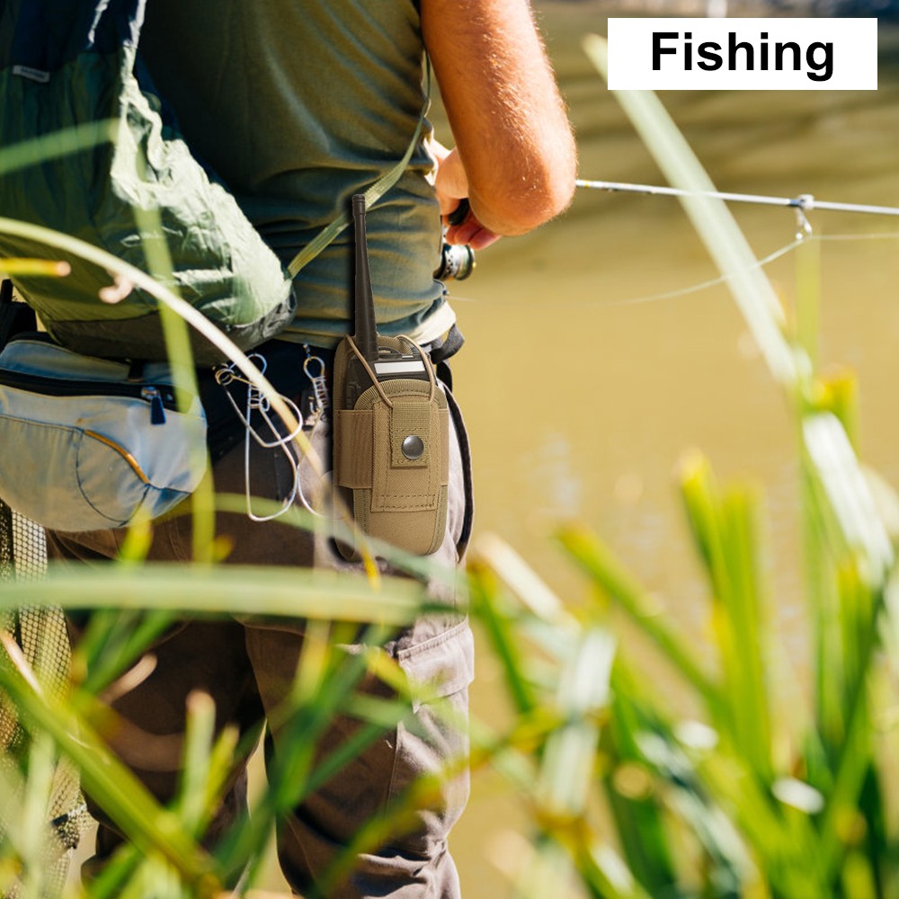 戦術的なトランシーバーキャリーバッグモールラジオポーチホルダ - Outdoor Hunting Bag のレビューと価格