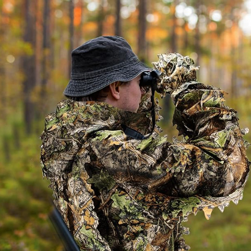 狩猟スーツジャングルの葉軽量迷彩ギリースーツフード付き屋外写 - Outdoor Hunting Photography のレビューと価格