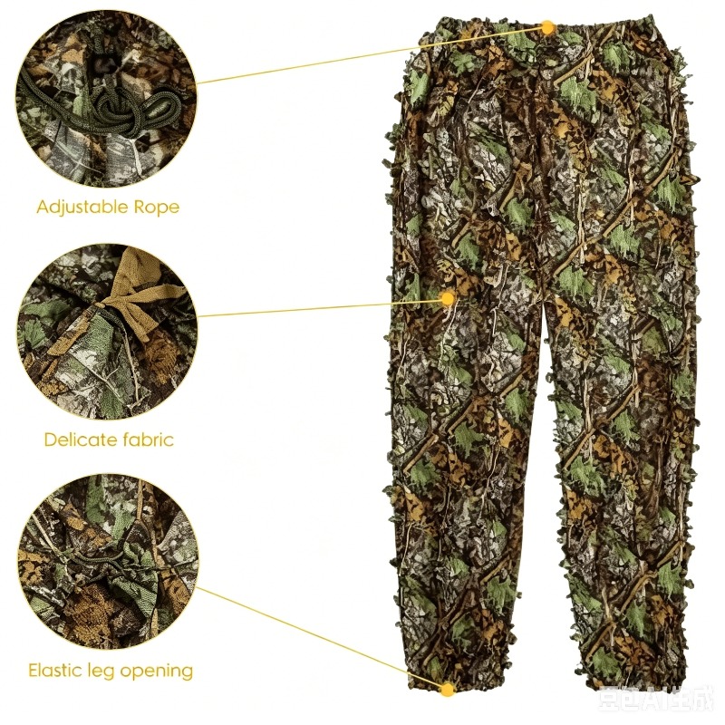 3Dリーフィーバイオニック迷彩ハンティング服ギリースーツ屋外 - Outdoor Hunting Photography のレビューと価格