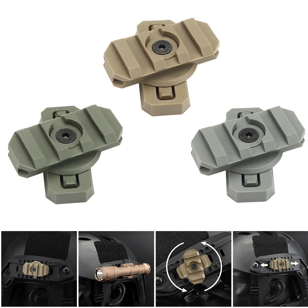 2 個の戦術ヘルメットサイドレールマウントアダプタ屋外 36 - Outdoor Hunting Guide のレビューと価格