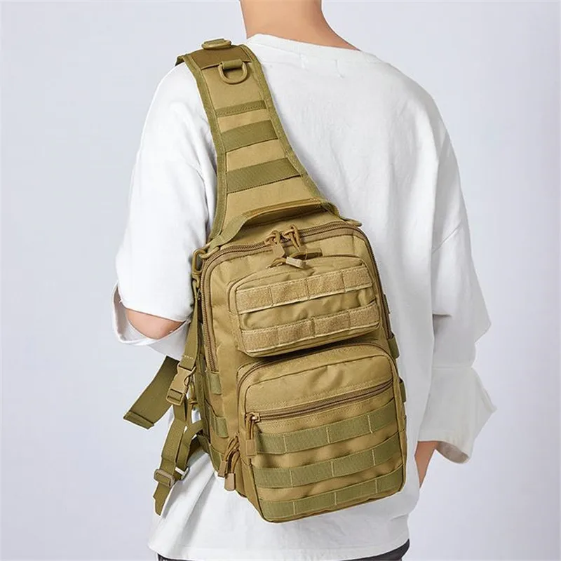 大容量メンズバッグ戦術チェストバッグ狩猟釣りハンドバッグキャ - Outdoor Hunting Bag のレビューと価格