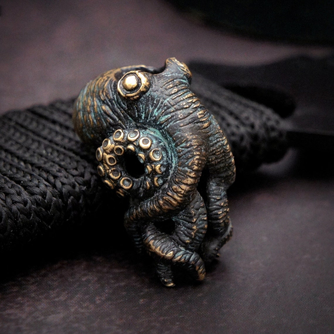 タコ真鍮ナイフビーズ屋外 EDC 傘ロープペンダント DIY - Paracord Survival Bracelet のレビューと価格