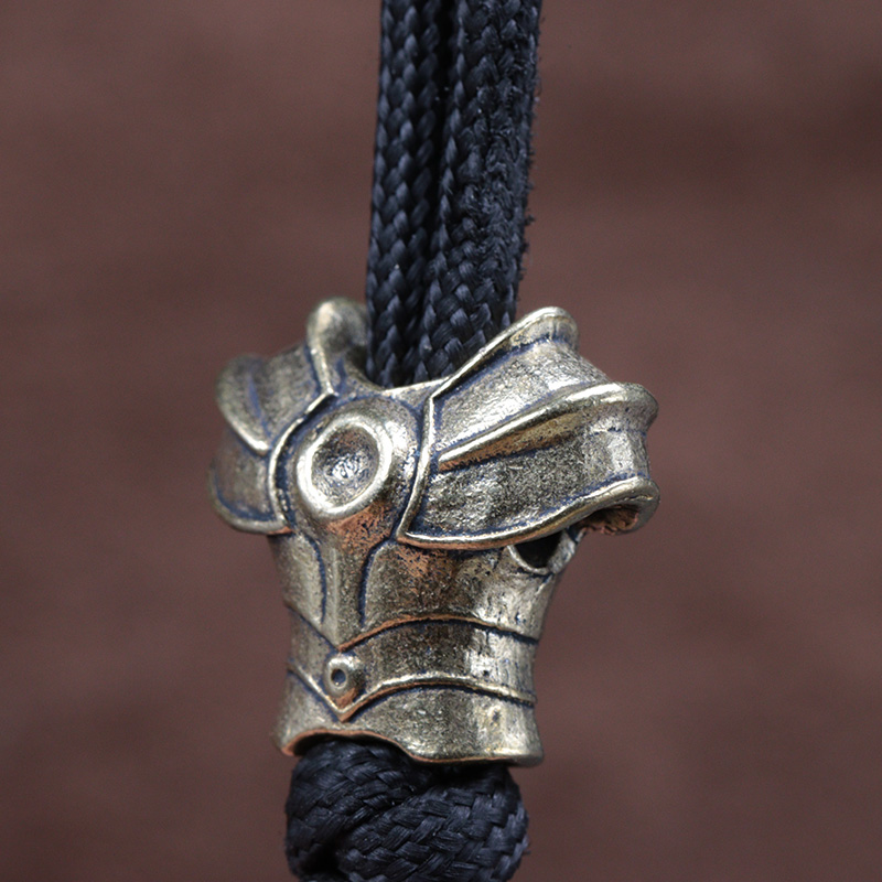 戦士鎧真鍮ナイフビーズパンク EDC 屋外 DIY パラコー - Paracord Survival Bracelet のレビューと価格