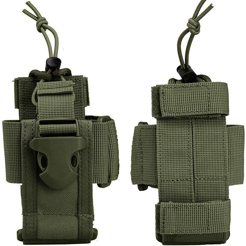 戦術的な調整可能なトランシーバーホルダー - 屋外用ナイロン - Outdoor Hunting Bag のレビューと価格