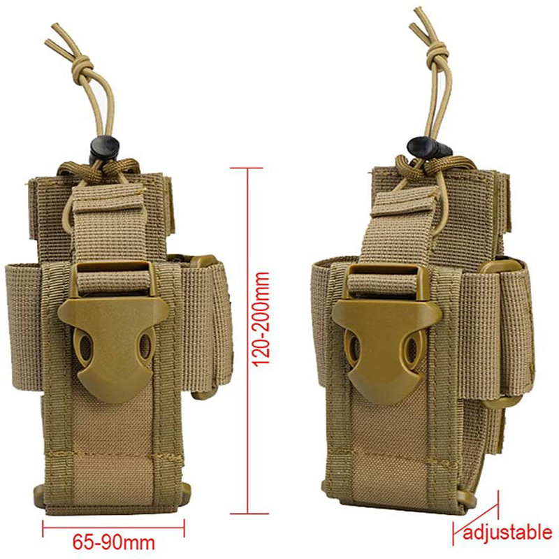 戦術的な調整可能なトランシーバーホルダー - 屋外用ナイロン - Outdoor Hunting Bag のレビューと価格