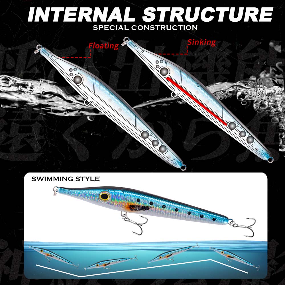 ハントハウス ニードル ザルガナ 146mm 35/19g  - Hunting Quotes のレビューと価格