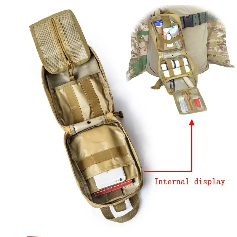 戦術的な応急処置キット医療バッグ緊急屋外狩猟車キャンプモール - Outdoor Hunting Bag のレビューと価格