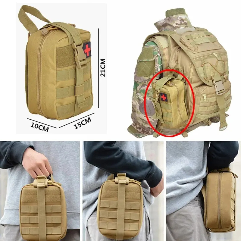 戦術的な応急処置キット医療バッグ緊急屋外狩猟車キャンプモール - Outdoor Hunting Bag のレビューと価格