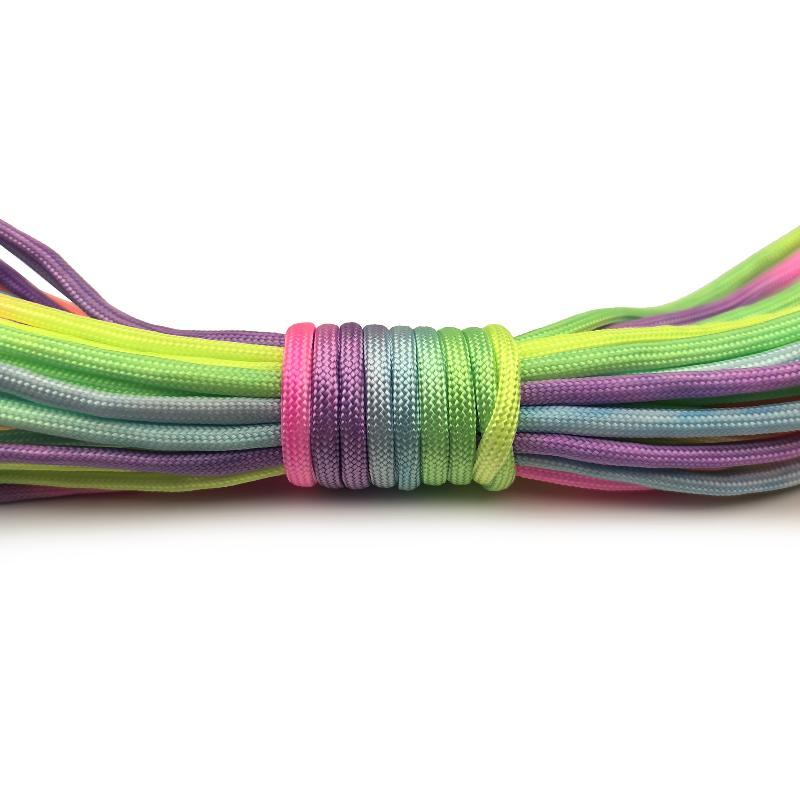 2mm/3mm/4mm レインボーパラコード 7 ストランド - Paracord Survival Bracelet のレビューと価格