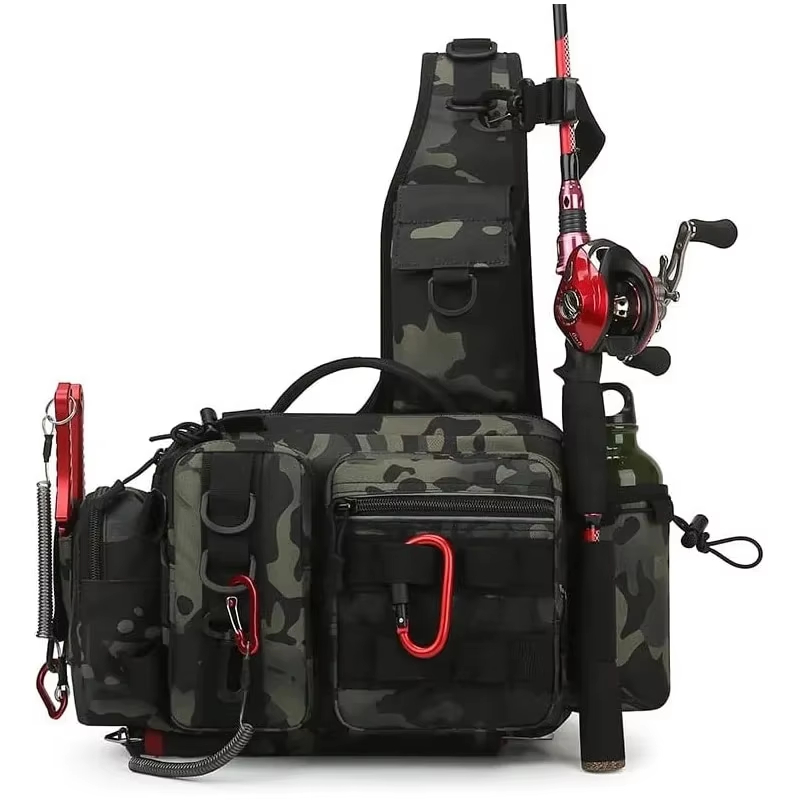 アウトドア戦術キャンプクライミングウエストスリングバッグクロ - Outdoor Hunting Bag のレビューと価格