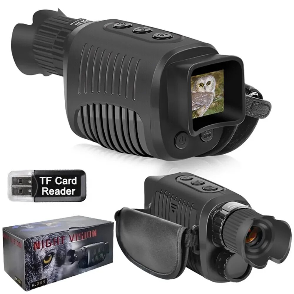 単眼暗視装置,1080p HD,赤外線カメラ,5倍デジタルラ - Hunting Outdoor Camera のレビューと価格