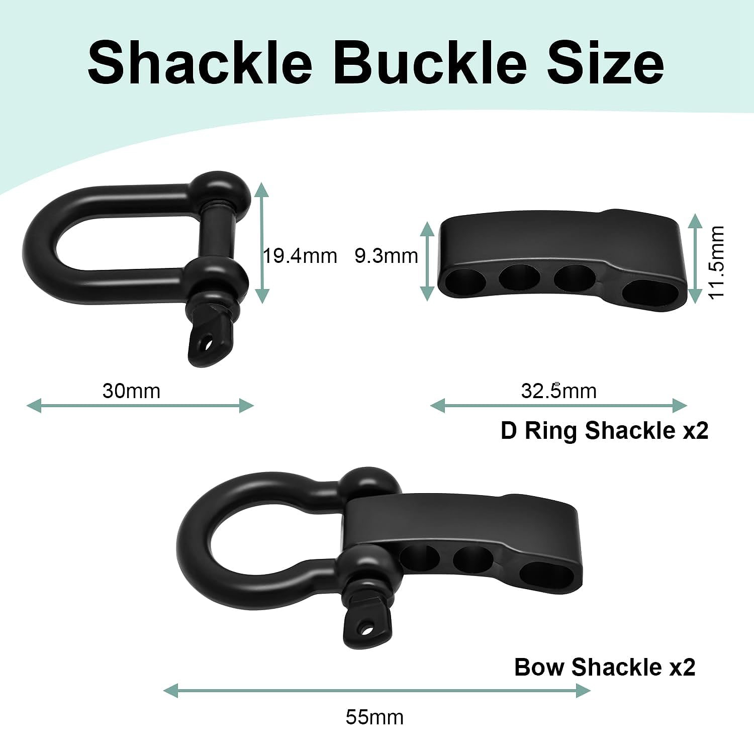 4/10 個パラコードブレスレットバックル金属 U/O リン - Paracord Survival Bracelet のレビューと価格