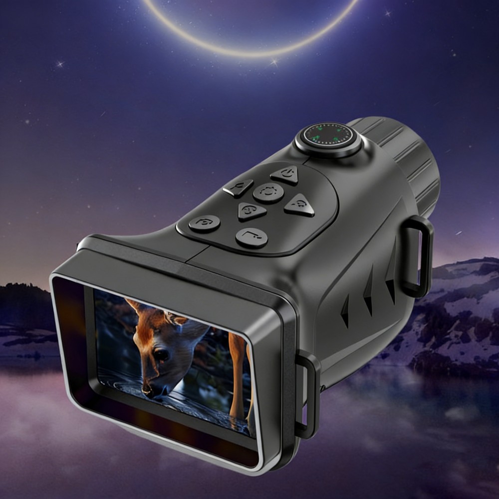 4K赤外線単眼鏡暗視装置、18倍光学ズーム＆Wi-Fi搭載、 - Outdoor Hunting Photography のレビューと価格