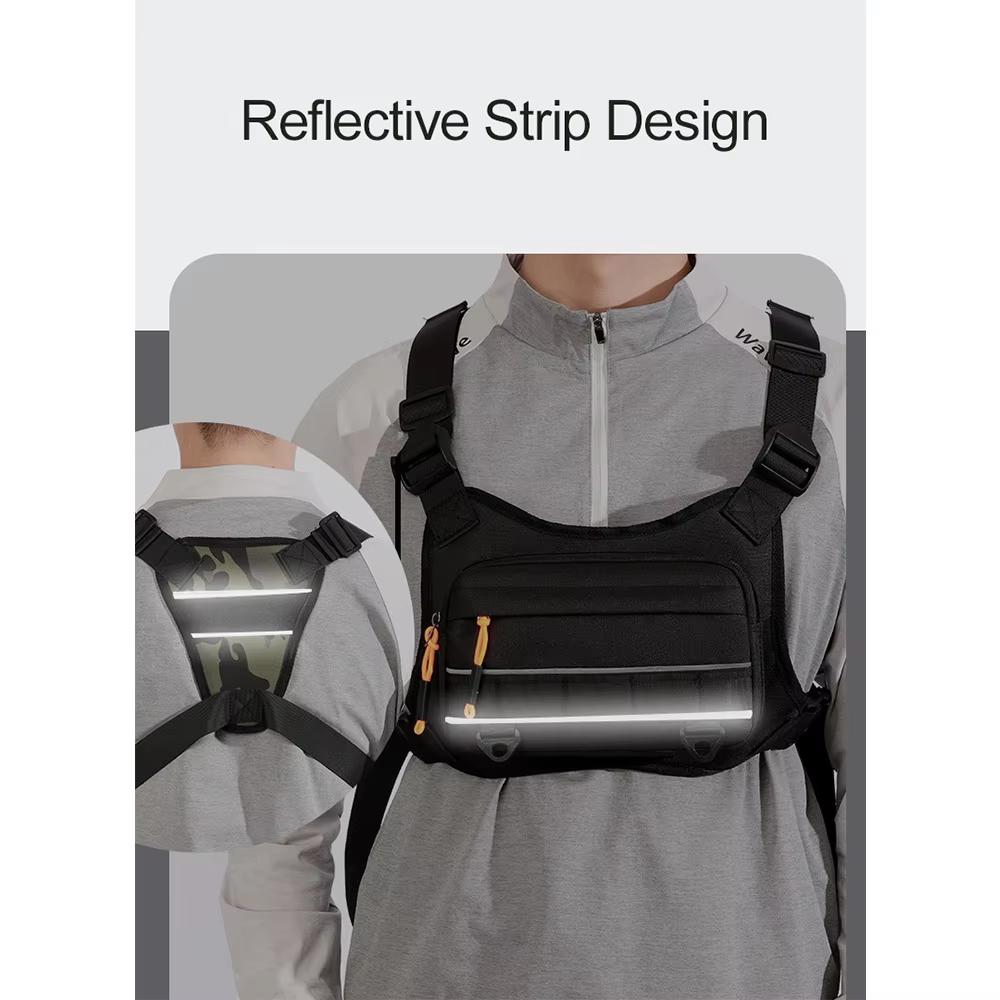 サイクリングフロントチェストベスト戦術バックパックキャンプ登 - Outdoor Hunting Bag のレビューと価格