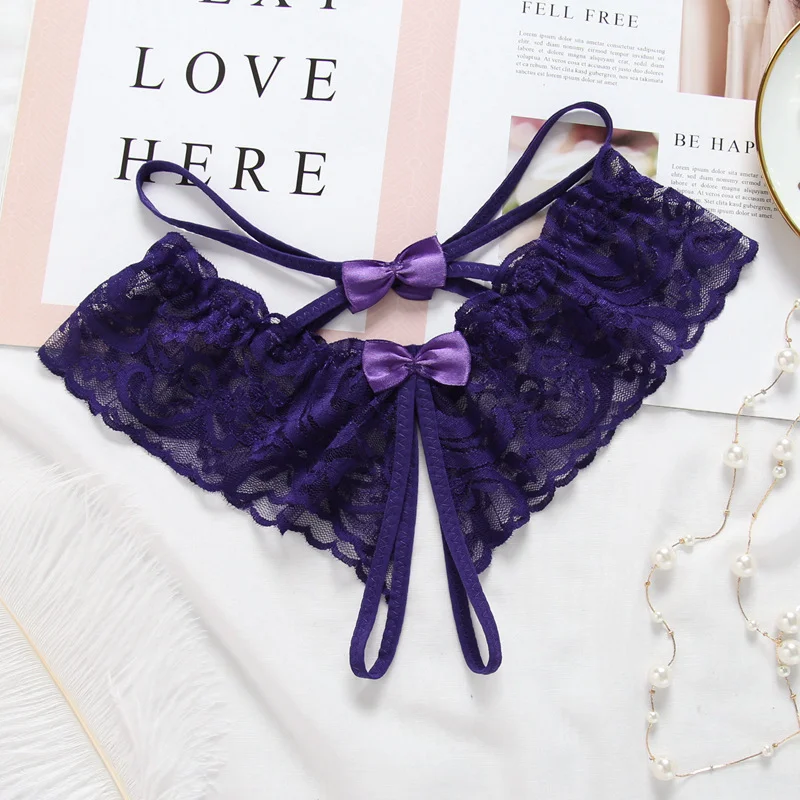 女性用セクシーなシースルーレースのTバックショーツ、ローライ - Bow Stringer Tool のレビューと価格